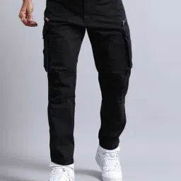 italian colony Men Tapered Fit Cargo Pants image 4