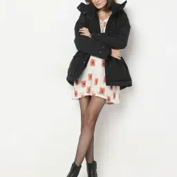 vero moda Women Regular Fit Hooded Parka Jacket image 4