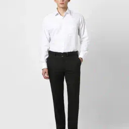 van heusen Men Slim Fit Flat-Front Trousers image 4