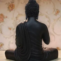 nayra handicrafts Decorative Meditating Buddha Idol image 4