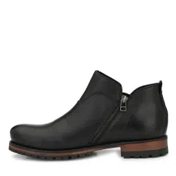 delize Textured Plain-Toe Ankle-Length Boots image 4