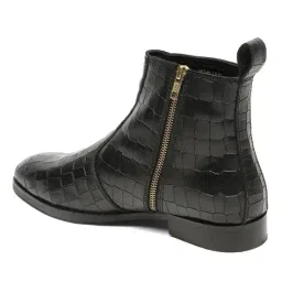 teakwood leathers Men Chelsea Boots with Genuine Leather Upper image 4