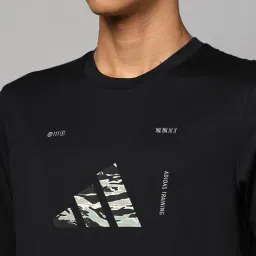 adidas Men Box Logo Print G T Training Regular Fit Crew-Neck T-Shirt image 4