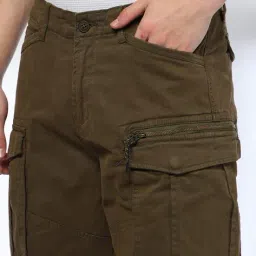 john players jeans Men Relaxed Fit Cargos image 4