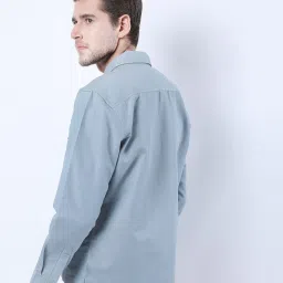 ketch Slim Fit Shacket with Flap Pockets image 4