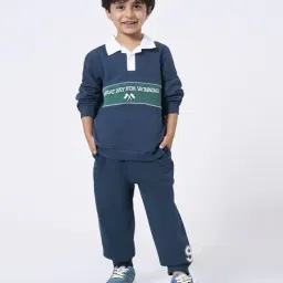 ed-a-mamma Boys Typographic Print Cotton Sweatshirt image 4