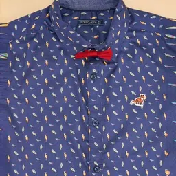 pantaloons junior Boys Printed Regular Fit Shirt image 4