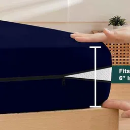 dream care Waterproof Mattress Cover with Zipper    image 4