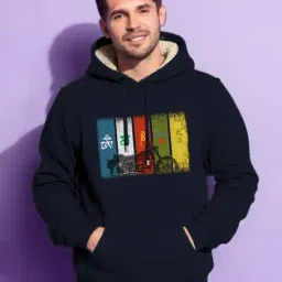supa dupa Men Typographic Print Regular Fit Hoodie image 4