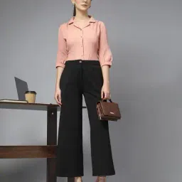 style quotient Women Regular Fit Shirt with Spread Collar image 4