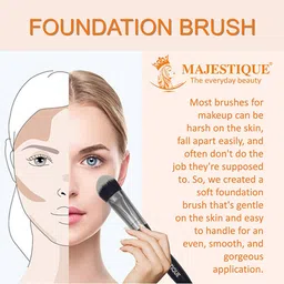 majestique Professional Makeup Brush For Blending Brush image 4