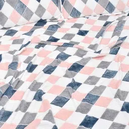 fabinaliv 300 TC Geometric Print King Size Bedsheet with Pillow Covers image 4