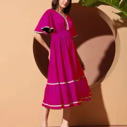 zwerlon x ag Women Fit and Flare Dress image 4