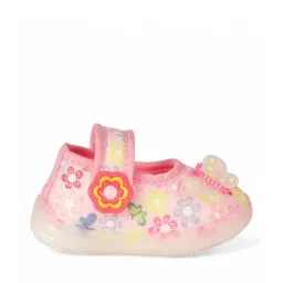 lil lollipop Girls Floral Print Slip-On Casual Shoe image 4