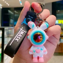 3mads 3D Rabbit Silicon Keychain image 4
