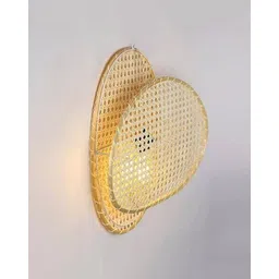 habere india Indoor Bamboo Wall Lamp image 4