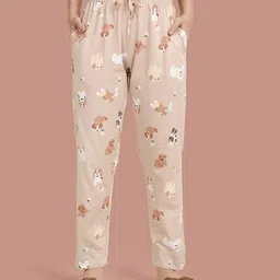 twin birds Women Printed T-Shirt & Pyjamas Set image 4