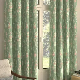 urban space Printed Digital Blackout Door Curtains 7 feet image 4