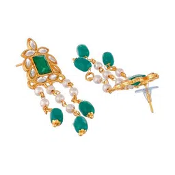 silvermerc designs Diya Beaded Choker Necklace Set image 4