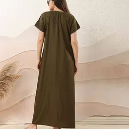 easy mom Women Classic Maxi Nightdress image 4