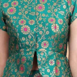 frolic rolic Women Floral Pattern Blouse with Short Sleeves image 4