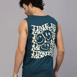 rigo Typographic Print Round-Neck Vest image 4
