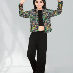 likado fashion Girls Printed Top & Pants Set image 4