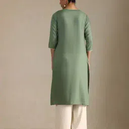 soch Womenb Round Neck Embroidery Kurta image 4