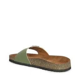 mozafia Women Regular Fit Slip-On Flat Sandals with Round Toes image 4