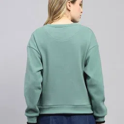 monte carlo Women Graphic Print Regular Fit Sweatshirt image 4