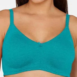 zivame Basics Double Layered Non-Wired Non-Padded 3/4th Coverage Super Support Bra image 4