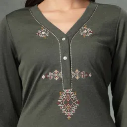 nayam by lakshita Women Straight Kurta image 4