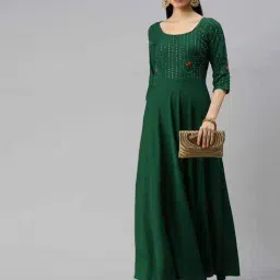 swishchick Women Embroidery A-line Dress image 4