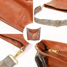 italish Women Shoulder Bag with Detachable-Strap image 4