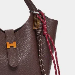 styli Women Textured Shoulder Bag image 4