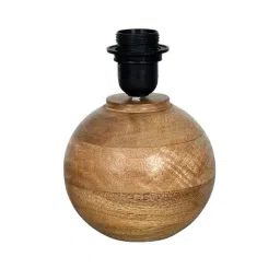 homesake Round Wooden Table Lamp image 4