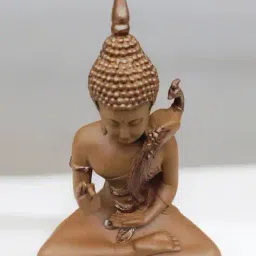 sankalan creations Polyresin Peacock Buddha image 4
