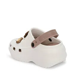 aadi Women Perforated Slingback Clogs with Appliques image 4