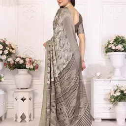 revangi Women Tussar Silk Printed Saree image 4