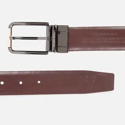 allen solly Men Wide Belt with Tang Buckle Closure image 4
