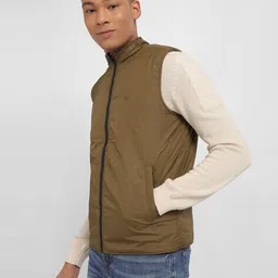 allen solly Men Regular Fit Reversible Puffer Jacket image 4