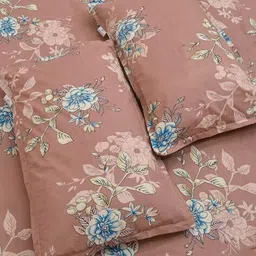 fabinaliv  Cotton Super King Size Double Bedsheet with 2 Pillow Covers image 4