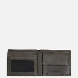 peter england Men Logo Embossed Bi-Fold Wallet image 4