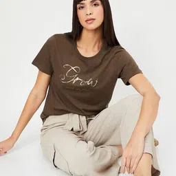 max Women Stylised Fit T-Shirt image 4