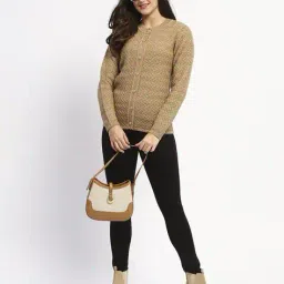 madame Women Knit Acrylic Cardigan image 4