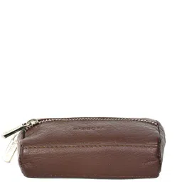 sassora Women Zip-Around Coin Pouch with Logo Embossed image 4