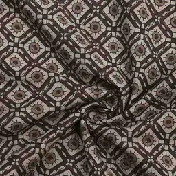 biba Women Printed 3-Piece Unstitched Dress Material image 4