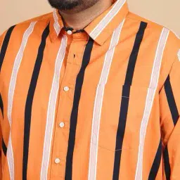 highlander Men Stripes Slim Fit Shirt image 4