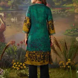 lakshita Women Abstract Straight Kurta image 4