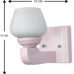 afast LED Sconce Glass & Wooden Wall Lamp image 4